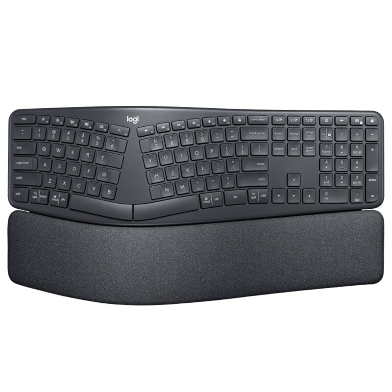 Logitech K860 ERGO Split Wireless Keyboard - Curved Ergonomic Split Keyboard, Bluetooth/2.4GHz USB - Image 1