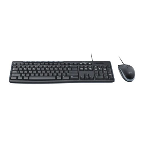 Logitech MK200 USB Media Keyboard and Mouse Combo - 1000dpi USB Full-size Keyboard, Thin profile, play/pause, volume, the Internet, e-mail - Image 2