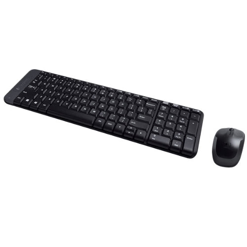 Logitech MK220 Wireless Keyboard & Mouse Combo Much smaller design, same keys 2.4 GHz 128-bit AES encryption Fewer battery hassles - Image 3
