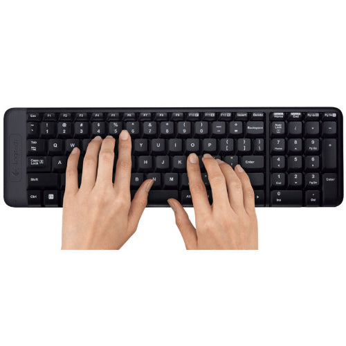 Logitech MK220 Wireless Keyboard & Mouse Combo Much smaller design, same keys 2.4 GHz 128-bit AES encryption Fewer battery hassles - Image 4