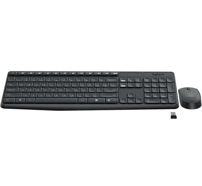 Logitech MK235 Wireless Keyboard and Mouse Combo 2.4GHz Wireless Compact Long Battery Life 8 Shortcut keys - Image 2