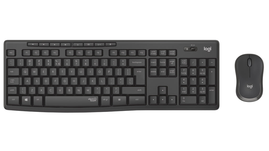 Logitech MK295 Wireless SILENT  KEYBOARD AND MOUSE COMBO, 2.4GHZ USB RECEIVER - 1YR WTY - Image 1