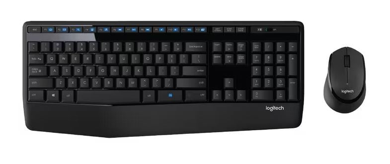 Logitech MK345 Wireless Keyboard & Mouse Combo Full Size 12 Media Key Long Battery Life Comfortable (NEW!!) - Image 1