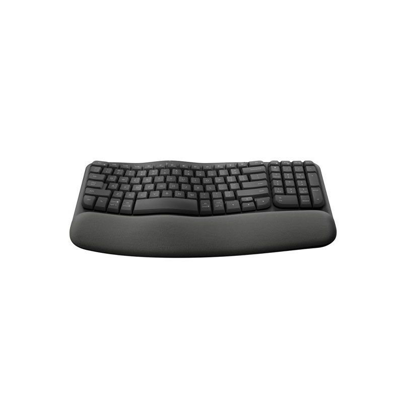 Logitech Ergo Series Wave Keys Wireless Ergonomic Keyboard (Graphite) - Image 3