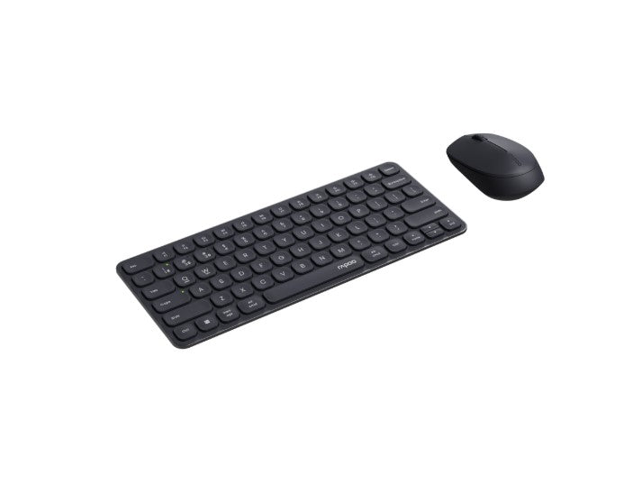 RAPOO X9010M Multi-mode Aluminium Base, Wireless Ultra-slim Combo Set, up to 12 Months Battery, Bluetooth or 2.4Ghz.  Office Business Retail Grey - Image 2