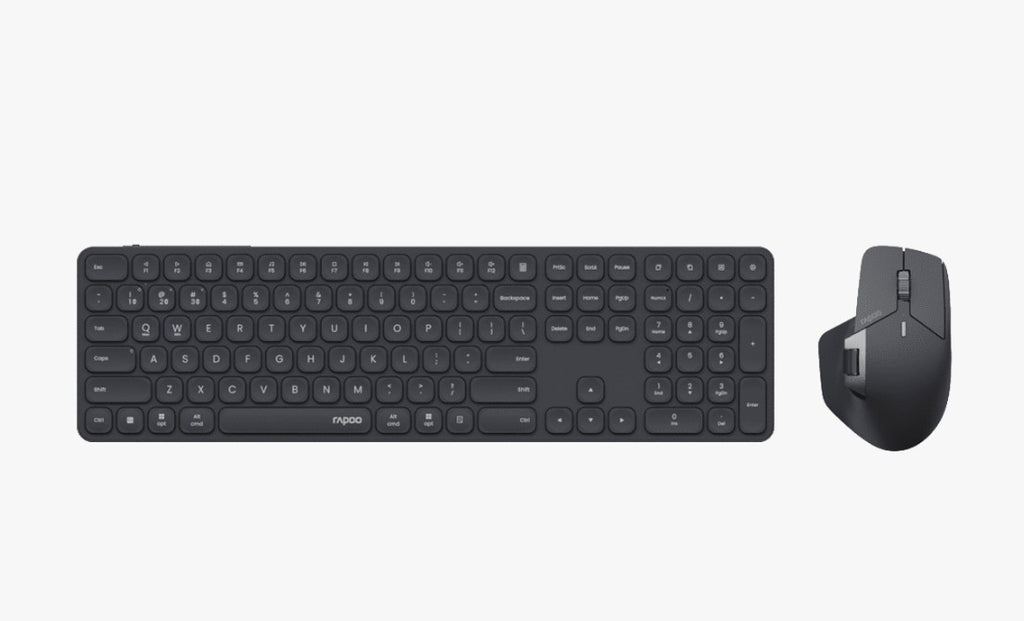 Rapoo 9560M Multi-mode Wireless Ultra-slim Mouse & Keyboard Combo - Image 1