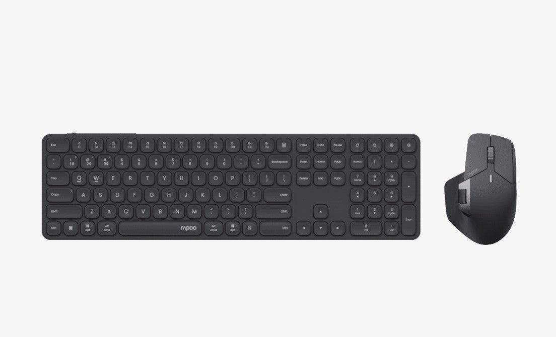 Rapoo 9560M Multi-mode Wireless Ultra-slim Mouse & Keyboard Combo - Image 2