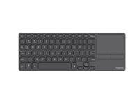 RAPOO E900T Wireless Keyboard w/ Touchpad, Up to 4 Devices Quick Switch, Ultra Slim 3.9mm, Aluminum Back, BT, 2.4Ghz. - Image 1