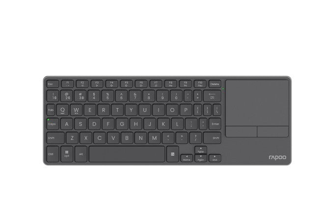 RAPOO E900T Wireless Keyboard w/ Touchpad, Up to 4 Devices Quick Switch, Ultra Slim 3.9mm, Aluminum Back, BT, 2.4Ghz. - Image 1
