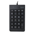 RAPOO K10 Wired Numeric NumberPad Keyboard -  Spill Resistant Design, Laser Carved Keycap, Spill-Resistant Design, USB-A - Image 1