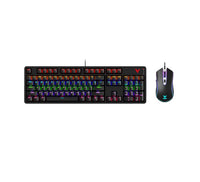 RAPOO V150S Backlit Mechanical Gaming Keyboard & Optical Gaming Mouse - Image 1