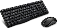 RAPOO X1800S 2.4GHz Wireless Optical Keyboard Mouse Combo Black - 1000DPI Nano - Image 3