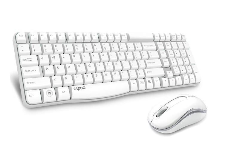 RAPOO X1800S 2.4GHz Wireless Optical Keyboard Mouse Combo Black - 1000DPI Nano - Image 2