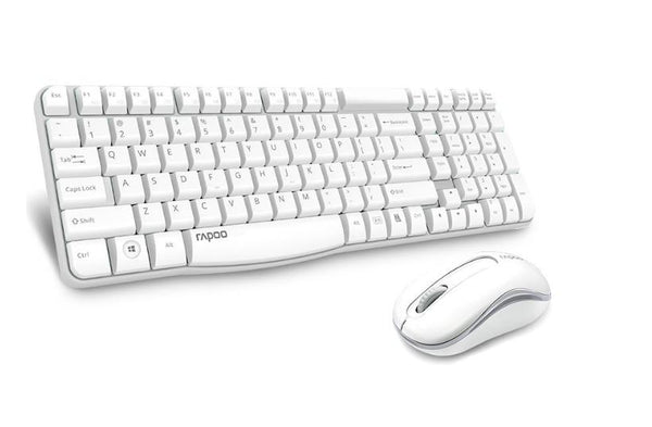 RAPOO X1800S 2.4GHz Wireless Optical Keyboard Mouse Combo Black - 1000DPI Nano