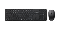RAPOO Wireless Stylish, Spill-Resistant, Retro Style Round Key, 1000DPI, 2.4G Connection, 10M Range, Nano Receiver, Optical Mouse & Keyboard Black - Image 5