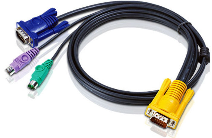 Aten KVM Cable 1.2m with VGA & PS/2 to 3in1 SPHD to suit CS7xE, CS13xx, CS17xxA, CS17xxi, CL5xxx, CL10xx, KL91xx, KN91xx - Image 2