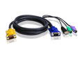 Aten KVM Cable 3m with USB & PS/2 to 3in1 SPHD - Image 1