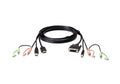 Aten KVM Cable 1.8m with HDMI, USB & Audio to DVI-D (Single Link), USB & Audio - Image 1
