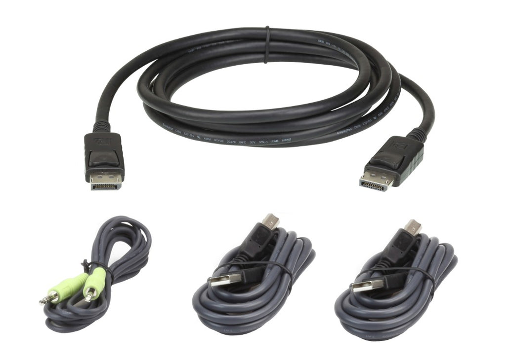 Aten 1.8m USB DisplayPort Secure KVM Cable Kit - Image 2