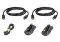 Aten 1.8m USB DisplayPort Dual Display Secure KVM Cable Kit - Image 1