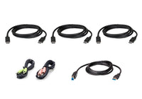 Aten CS1964 Cable Kit, includes 3 1.5m DisplayPort cables, 1.8m USB, audio input and output cables - Image 2