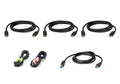 Aten CS1964 Cable Kit, includes 3 1.5m DisplayPort cables, 1.8m USB, audio input and output cables - Image 1