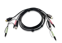 Aten KVM Cable 1.8m with HDMI, USB & Audio to HDMI, USB & Audio - Image 2