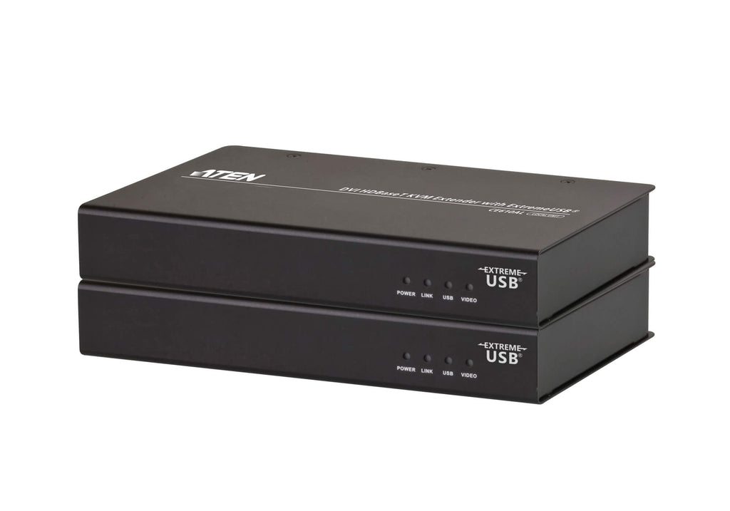 Aten USB Single Link DVI KVM Console Extender with 3x ExtreamUSB 2.0 Ports - 1920x1200 or 100m Max - Image 1