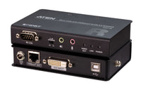 Aten DVI HDBaseT Mini KVM Extender, extends USB Keyboard and mouse with DVI video up to 1920 x 1200 @ 100m (Cat 6a), 2 USB 2.0 ports, - Image 2