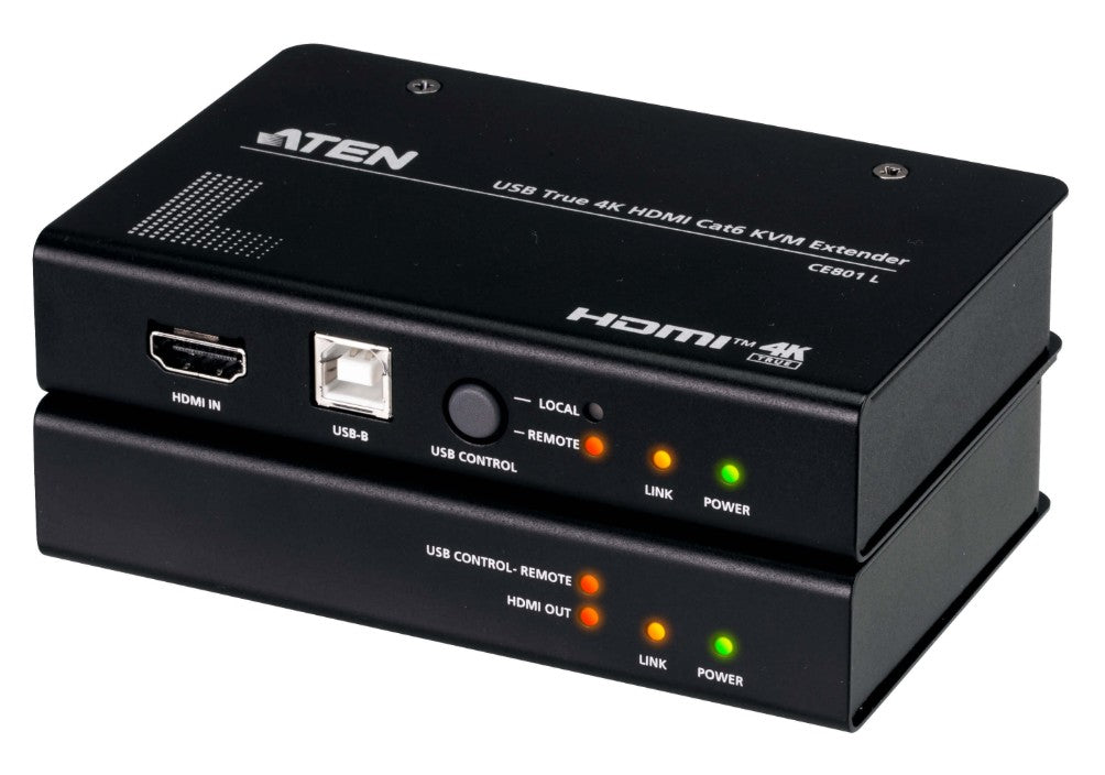 ATEN USB True 4K HDMI Cat 6 KVM Extender (4K @ 70 m) - Image 1
