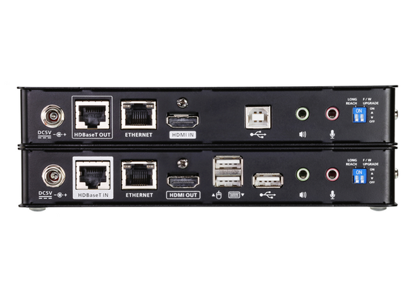 Aten 4K HDMI HDBaseT 2.0 KVM Extender with RS232, 1x CE820L + 1x CE820R, Long distance with superior video quality