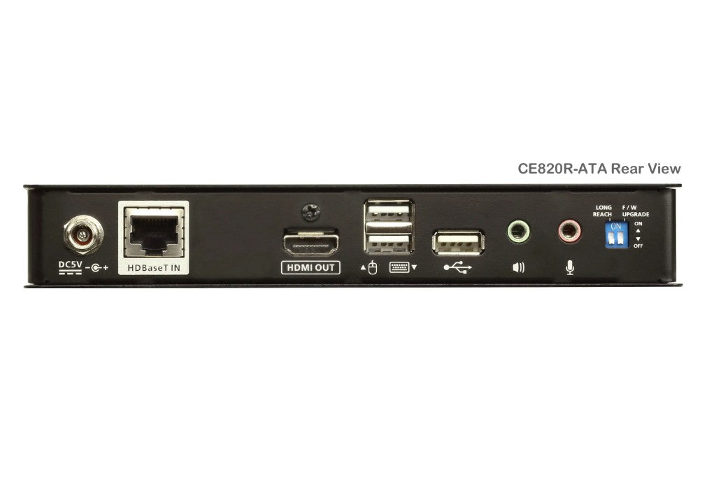 ATEN Aten 4K HDMI HDBaseT 2.0 KVM Extender Receiver with RS232, Only 1x CE820R, Long Reach mode extends up to 1920 x 1080 @ 150m, can mix CE920 T/R - Image 2