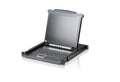 Aten Rackmount Single Rail LCD Console VGA PS/2-USB w/ 17" LCD Display, 1x Custom KVM Cable Included, 1280x1024@75hz Display, LED Illumination - Image 1