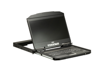 Aten Rackmount Single Rail LCD Console HDMI USB w/ 18.5" LCD Display, 1x Custom KVM Cable Included, 1920x1080@60hz Display, LED Illumination - Image 2
