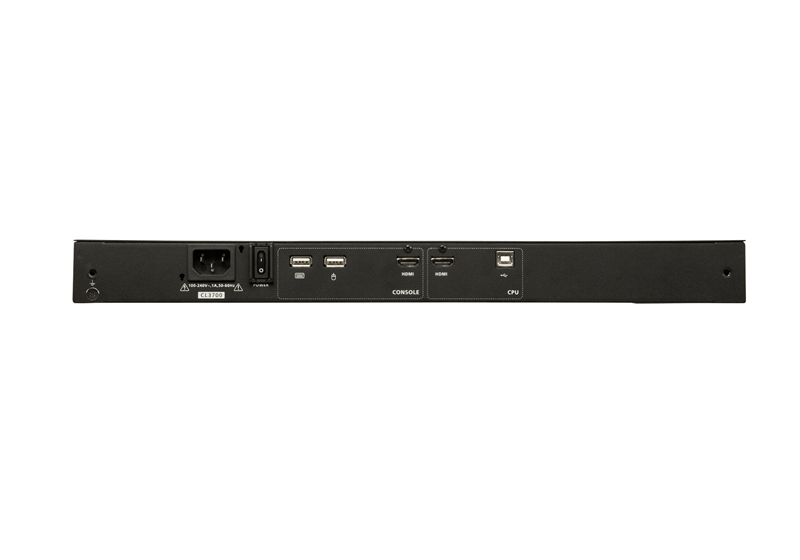 Aten Rackmount Single Rail LCD Console HDMI USB w/ 18.5" LCD Display, 1x Custom KVM Cable Included, 1920x1080@60hz Display, LED Illumination - Image 3