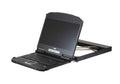Aten Rackmount Dual Rail LCD Console VGA,HDMI,DVI & USB w/ 18.5" LCD Display, 1x Custom KVM Cable Included, 1920x1080@60hz Display, LED Illumination L - Image 1