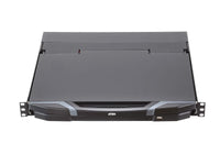 Aten Rackmount Dual Rail LCD Console VGA,HDMI,DVI & USB w/ 18.5" LCD Display, 1x Custom KVM Cable Included, 1920x1080@60hz Display, LED Illumination L - Image 4
