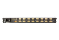 Aten Rackmount KVM Switch Single Rail 16 Port VGA PS/2-USB w/ 19" LCD Display, 2x Custom KVM Cables, 1280x1024@75hz Display, LED Illumination - Image 2