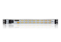 Aten Rackmount KVM Switch Dual Rail 16 Port VGA PS/2-USB w/ 19" LCD Display, 3x Custom KVM Cables, 1280x1024@75hz Display, LED Illumination - Image 2