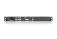 Aten Rackmount Single Rail LCD Console VGA,HDMI,DVI & VGA w/ 17.3" LCD Display, 1x Custom KVM Cable Included, 1920x1080@60hz Display, LED Illumination - Image 2