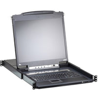 Aten 17" 1U Local/Remote Share Access 8-Port Single Rail LCD KVM over IP Switch - Image 3