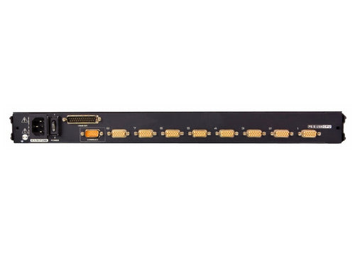 Aten Rackmount 17.3" FHD LCD 8-Port PS/2-USB VGA Single Rail LCD KVM Switch, control up to 256 computers from a single console - Image 2