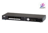 Aten Desktop KVMP Switch 4 Port Multi-View 4k HDMI w/ audio, 4x USB HDMI Cables Included, 2x USB Port, Selection Via Front Panel - Image 1
