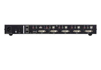 Aten 4-Port DVI Multi-View KVMP Switch, Quad View with Picture in Picture, support up to 1920 x 1200 @ 60 Hz, 4 DVI USB KVM Cables Included - Image 2