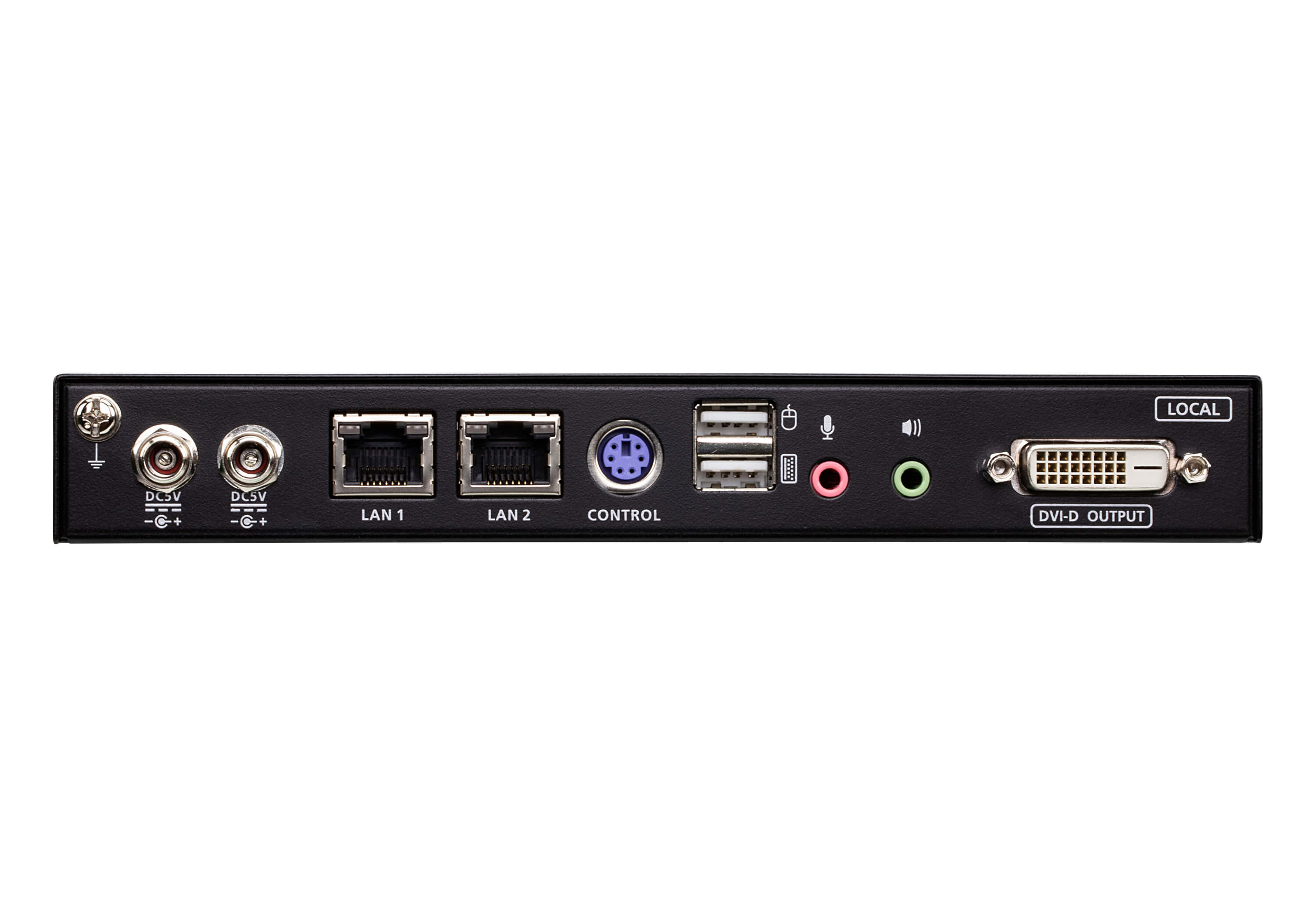 Aten Single Port DVI KVM Over IP with Audio and Virtual Media, supports up to 1920 x 1200 @ 60Hz, 1 DVI USB KVM Cable included, Dual RS232 serial port - Image 2