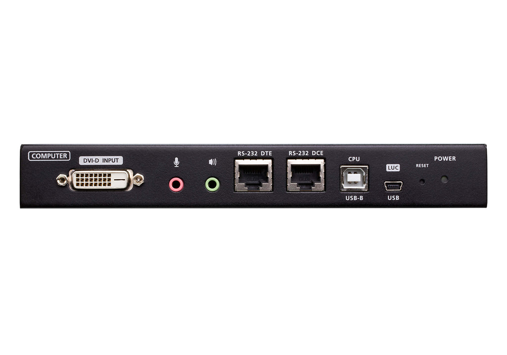 Aten Single Port DVI KVM Over IP with Audio and Virtual Media, supports up to 1920 x 1200 @ 60Hz, 1 DVI USB KVM Cable included, Dual RS232 serial port - Image 3