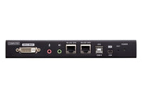 Aten Single Port DVI KVM Over IP with Audio and Virtual Media, supports up to 1920 x 1200 @ 60Hz, 1 DVI USB KVM Cable included, Dual RS232 serial port - Image 3