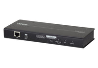 ATEN Single Port VGA KVM over IP Switch, supports up to 1920 x 1200 @ 60Hz, 1 VGA USB and PS/2 KVM Cable included - Image 1