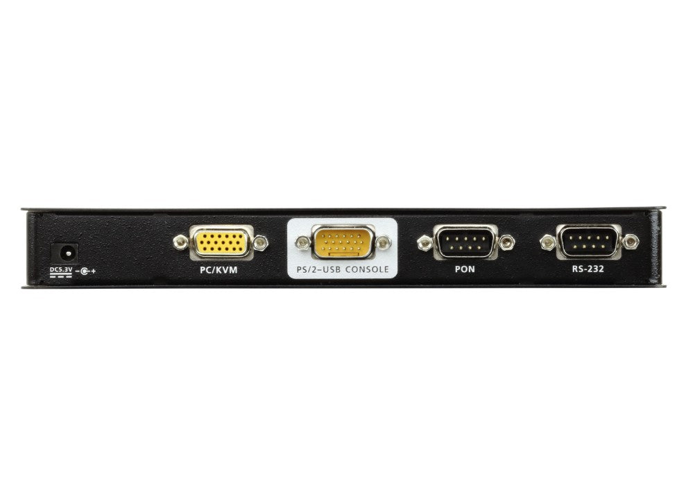 ATEN Single Port VGA KVM over IP Switch, supports up to 1920 x 1200 @ 60Hz, 1 VGA USB and PS/2 KVM Cable included - Image 2