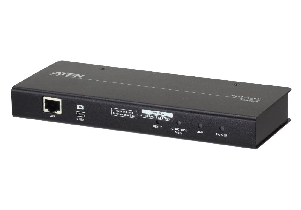 ATEN Single Port VGA KVM over IP Switch, supports up to 1920 x 1200 @ 60Hz, 1 VGA USB and PS/2 KVM Cable included - Image 4